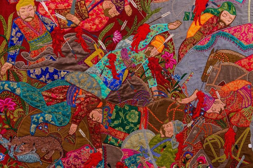Fest22 MAC Adeela Suleman - detail from Violence and Silence