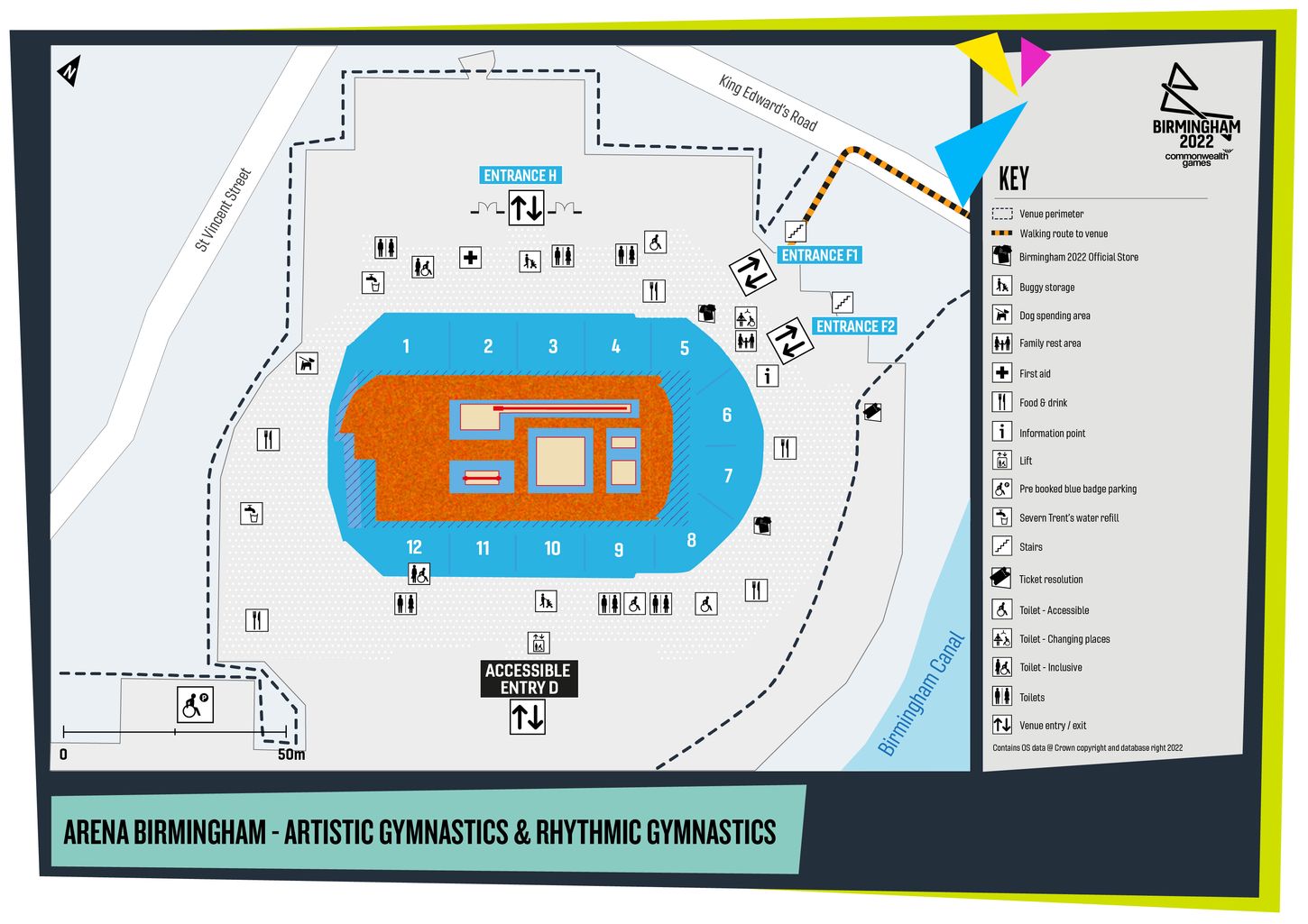 Arena Birmingham Venue Map