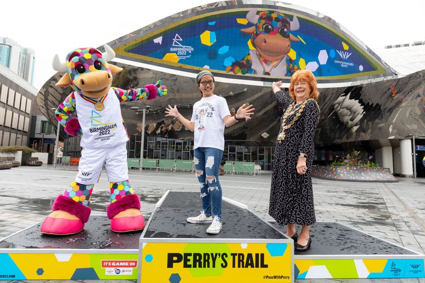 Perry, Emma Lou and Lord Mayor of Birmingham Cllr Maureen Cornish