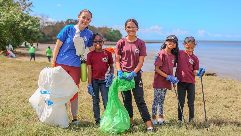 Commonwealth Sport King's Baton Relay in Trinidad and Tobago:  Plastic Clean Up