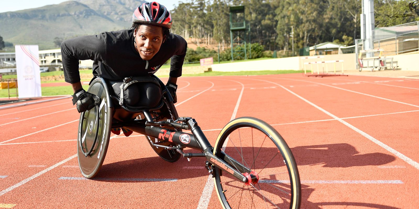 Para athlete at Stellenbosch GAPS camp in 2022
