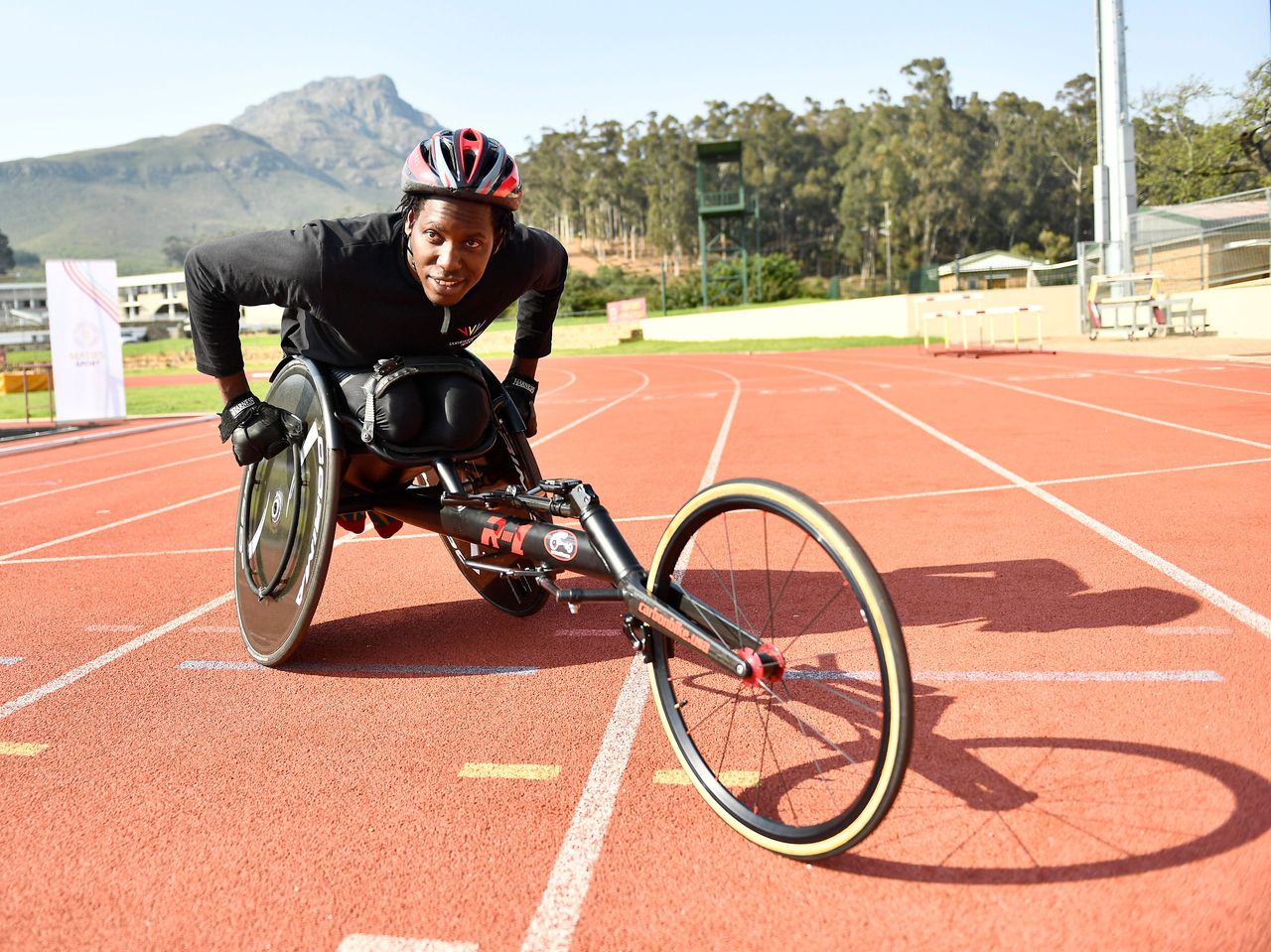 Para athlete at Stellenbosch GAPS camp in 2022