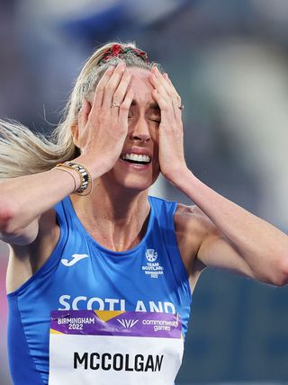 B2022: Eilish McColgan winning the Women's 10,000m
