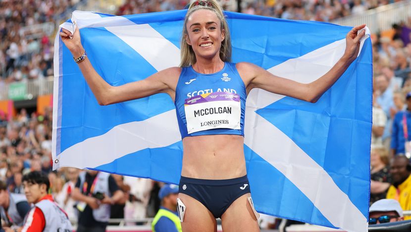 B2022: Eilish McColgan winning the Women's 10,000m