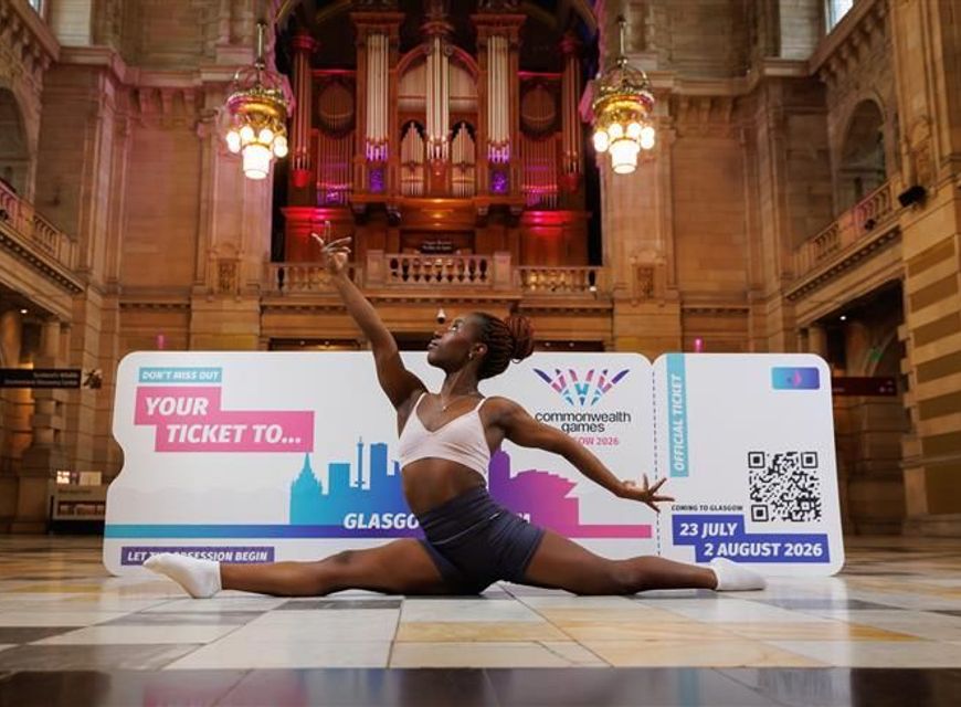 Gymnastics fan Mercy Abel with the hottest ticket for 2026