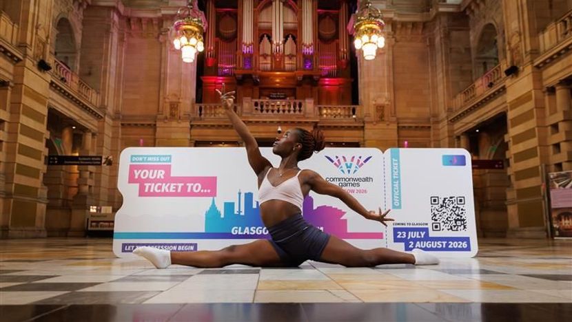 Gymnastics fan Mercy Abel with the hottest ticket for 2026 Gymnastics fan Mercy Abel with the hottest ticket for 2026