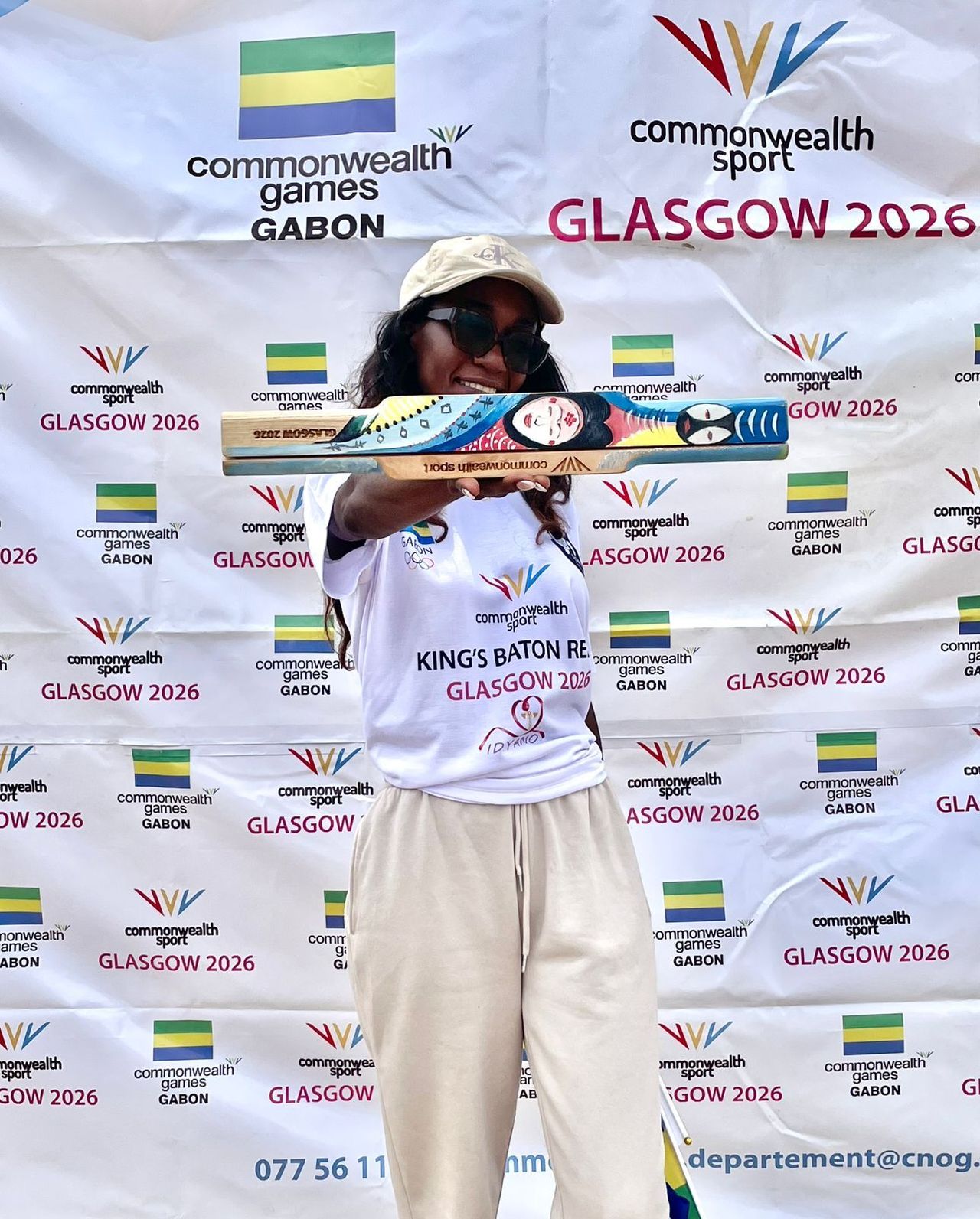 King's Baton Relay Gabon