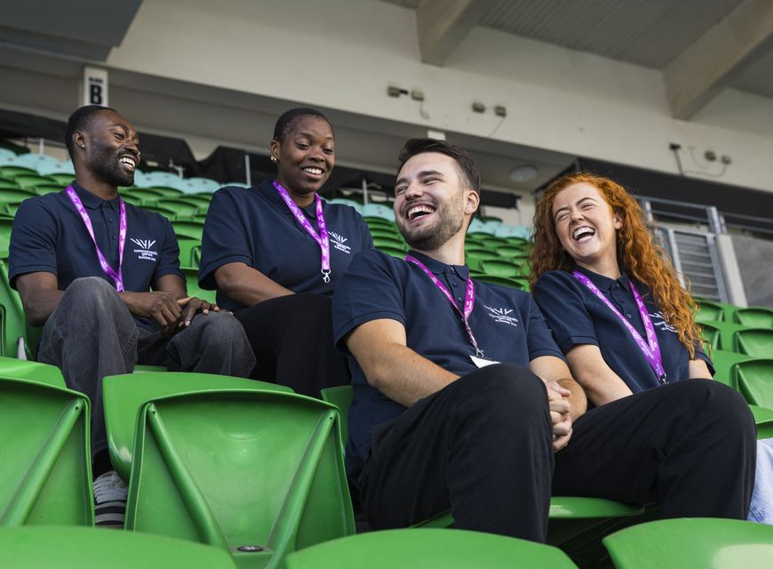 Volunteers at the heart of Glasgow 2026 Volunteers at the heart of Glasgow 2026