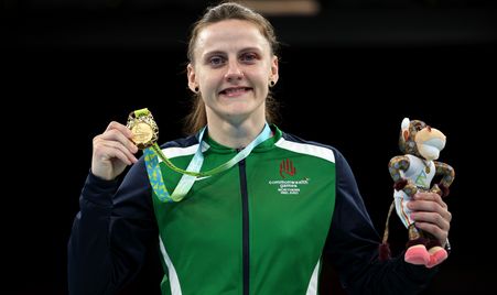 Michaela Walsh with her ‘third time lucky’ Commonwealth gold medal at Birmingham 2022
