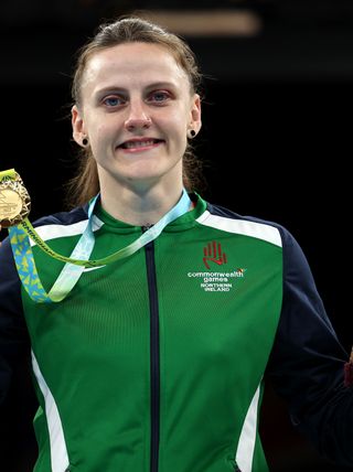 Michaela Walsh with her ‘third time lucky’ Commonwealth gold medal at Birmingham 2022