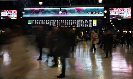 Longines Clock Launch Glasgow Central Station