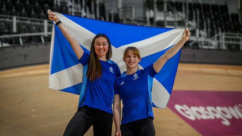 Katie Archibald and Lauren Bell Scotland Cycling 01