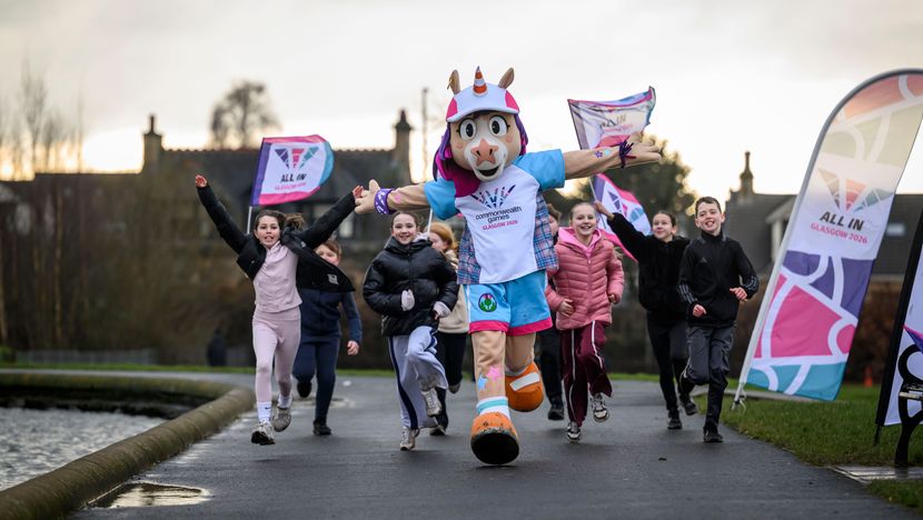 Finnie leads the All In celebrations - launch paisley alive