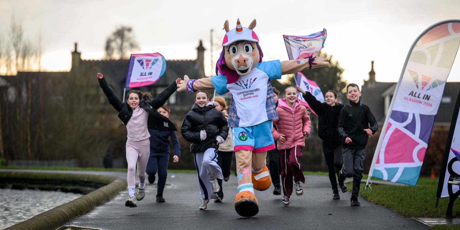 Finnie leads the All In celebrations - launch paisley alive