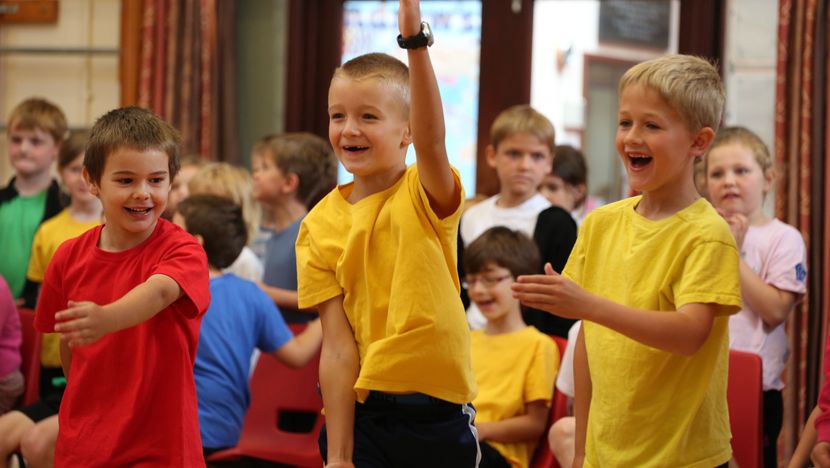 Athletes in schools visit - Great Athletes