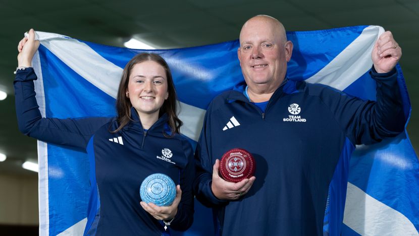 Alex Marshall MBE and Beth Riva Team Scotland Selection