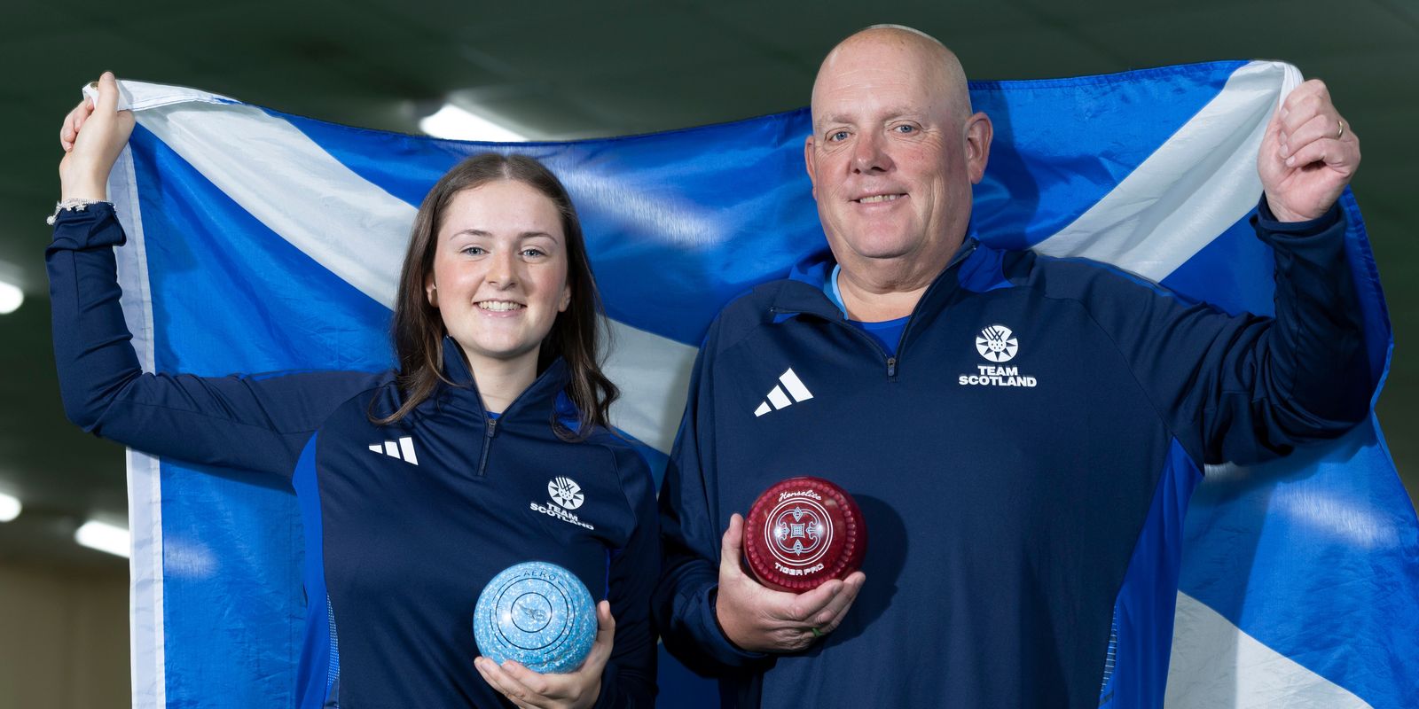 Alex Marshall MBE and Beth Riva Team Scotland Selection