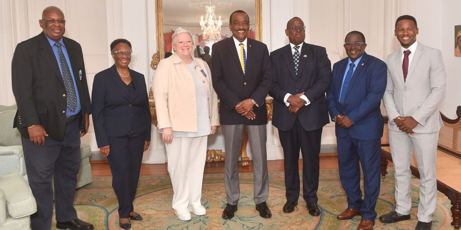 Commonwealth Sport Representatives meet the Barbados Minister for Sport while visiting the island for the April Executive Board meeting