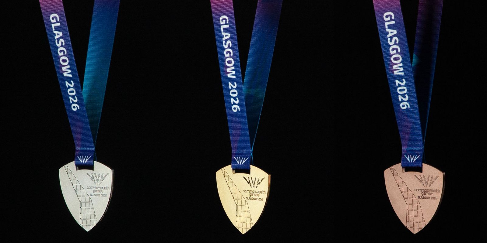 Glasgow 2026 Medals, gold, silver and bronze