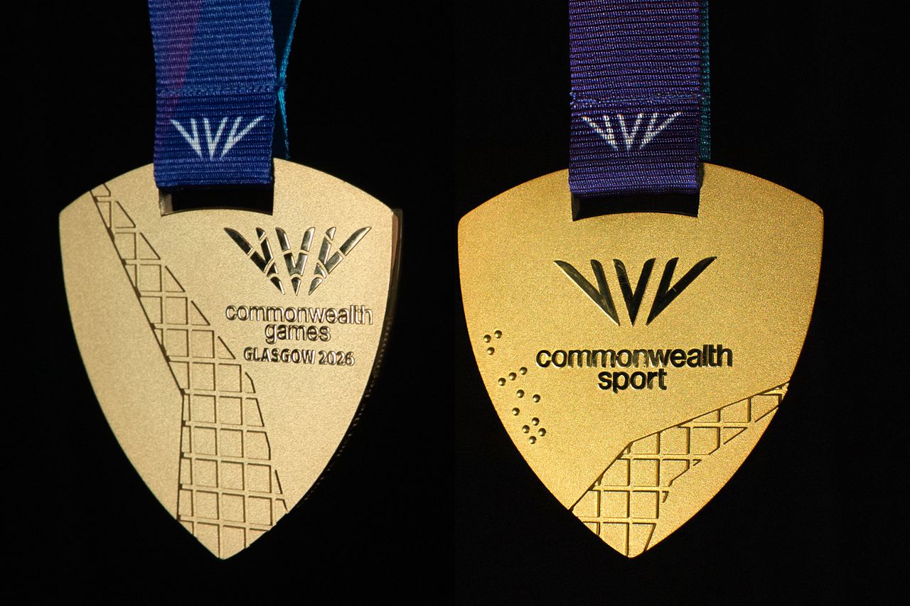 Glasgow 2026 Gold Medal - Front and Back
