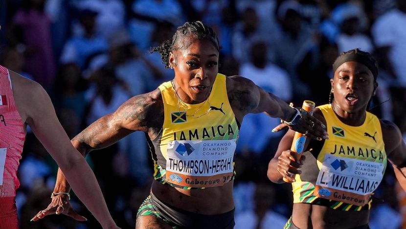 2026 World Athletics Relays - Elaine Thompson-Herah take over (Christel Saneh for World Athletics)