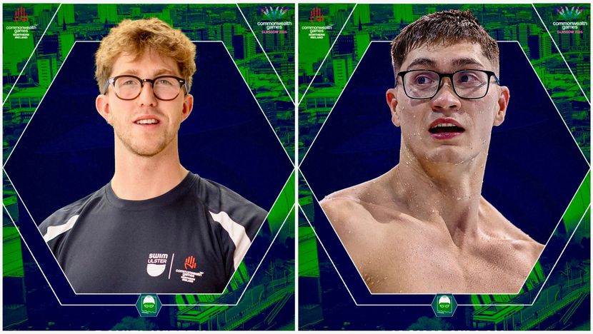 Daniel Wiffen and Jack McMillan - Northern Ireland swimmers v2