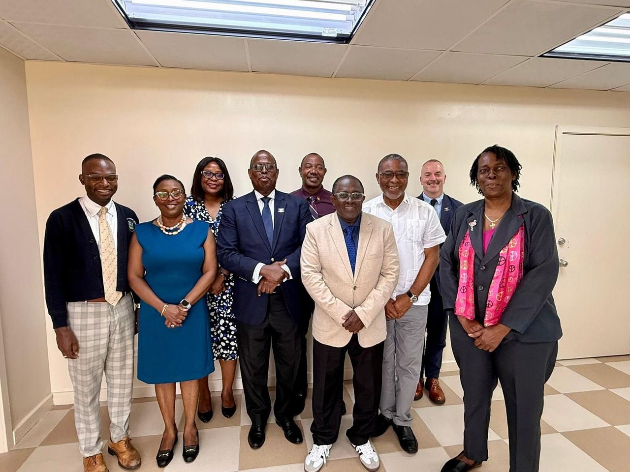CS President with the task force Preparing for CHOGM in Antigua in November