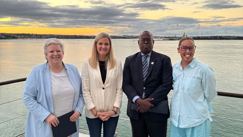 Commonwealth Sport CEO, President and RDM with Olympic President, Kirsty Coventry in New Zealand ahead of the ONOC Meeting