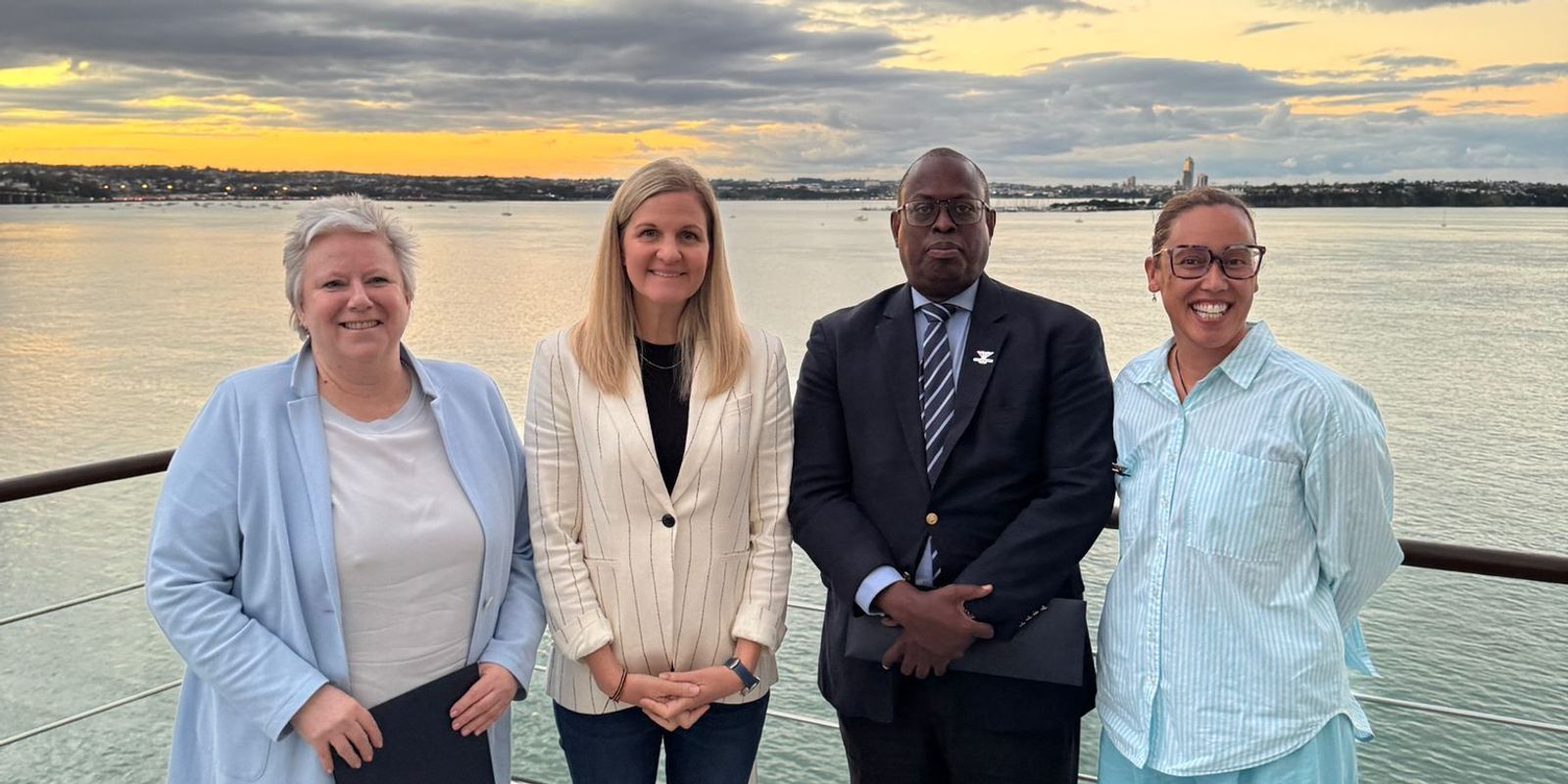 Commonwealth Sport CEO, President and RDM with Olympic President, Kirsty Coventry in New Zealand ahead of the ONOC Meeting