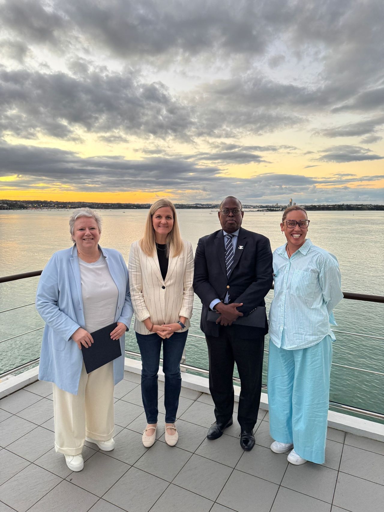 Commonwealth Sport CEO, President and RDM with Olympic President, Kirsty Coventry in New Zealand ahead of the ONOC Meeting