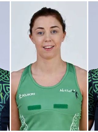 Caroline O’Hanlon,  Fionnuala Toner and Niamh Cooper - Northern Ireland netball