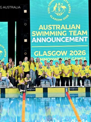 Team Australia swimming - Glasgow 2026 v1