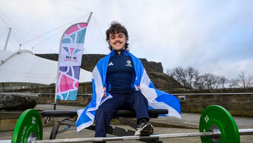 Finlay Davidson announced as Team Scotland athlete at Dyanmic Earth (1)
