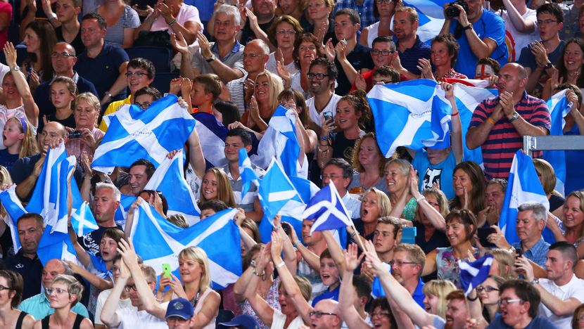Scotland fans at Tollcross during Glasgow 2014 (Credit - Mark Kolbe - Getty Images)