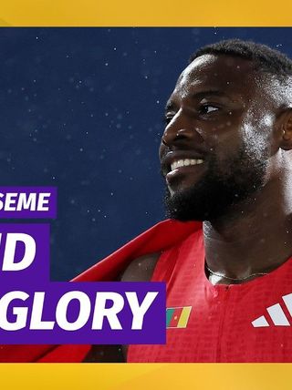 Hear from the Men's 100m Champion | Emmanuel Eseme | Glasgow 2026