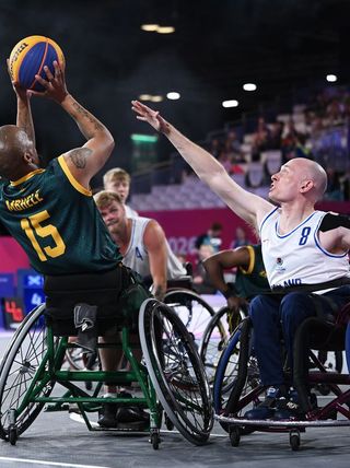 Glasgow 2026 Ross McConnell SCO 3x3 Wheelchair Basketball