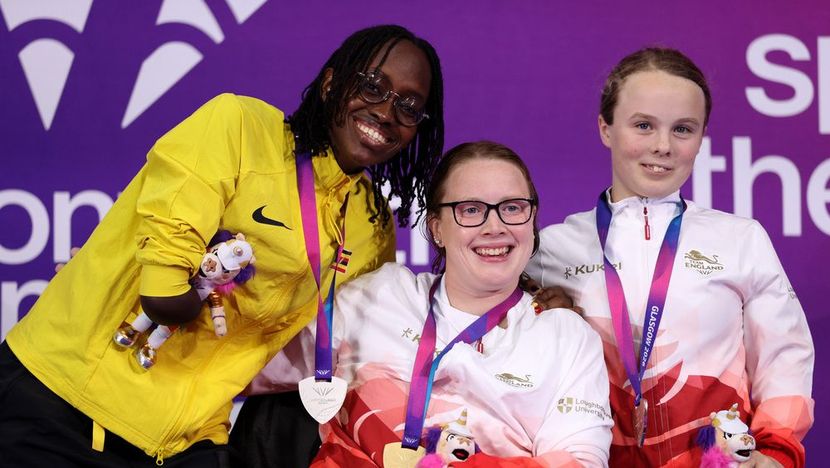 Gold Brock Whiston England, silver Husnah Kukundakwe Uganda, bronze Iona Winnifrith England