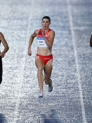 Hobbs (NZL), Hunt (ENG), Smith (JAM) Athletics
