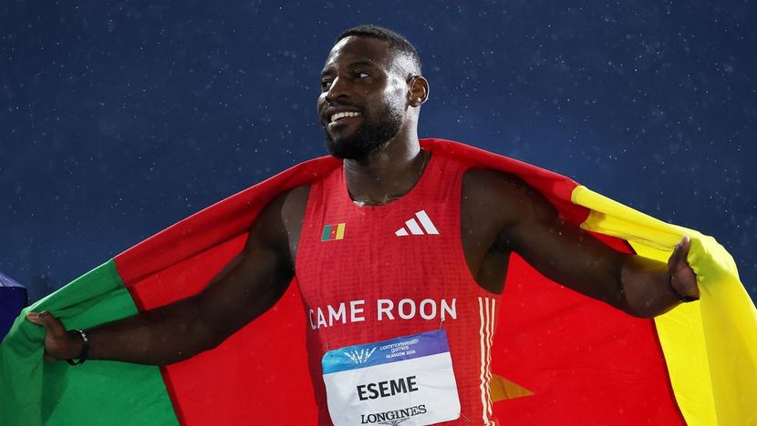 Emmanuel Eseme Cameroon 100m athletics