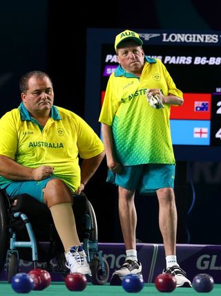 Damien Delgado and James Reynolds Bowls Australia