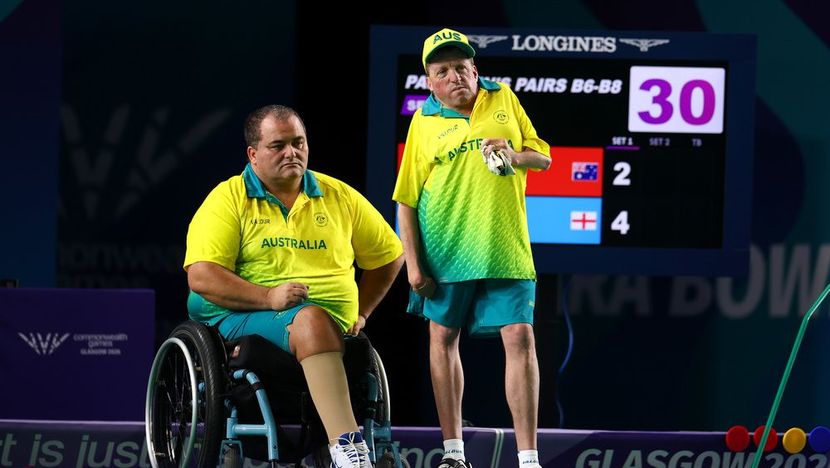 Damien Delgado and James Reynolds Bowls Australia