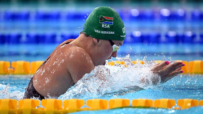 Lara van Niekerk South Africa swimming