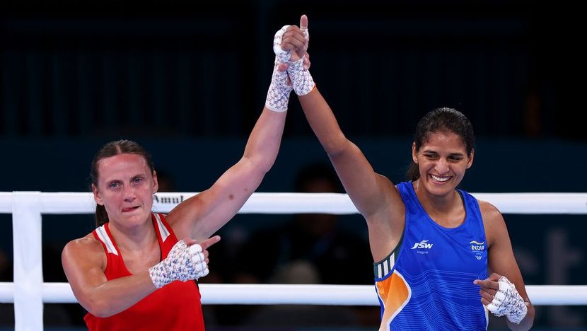 Michaela Walsh Northern Ireland Jaismine Jaismine India Boxing