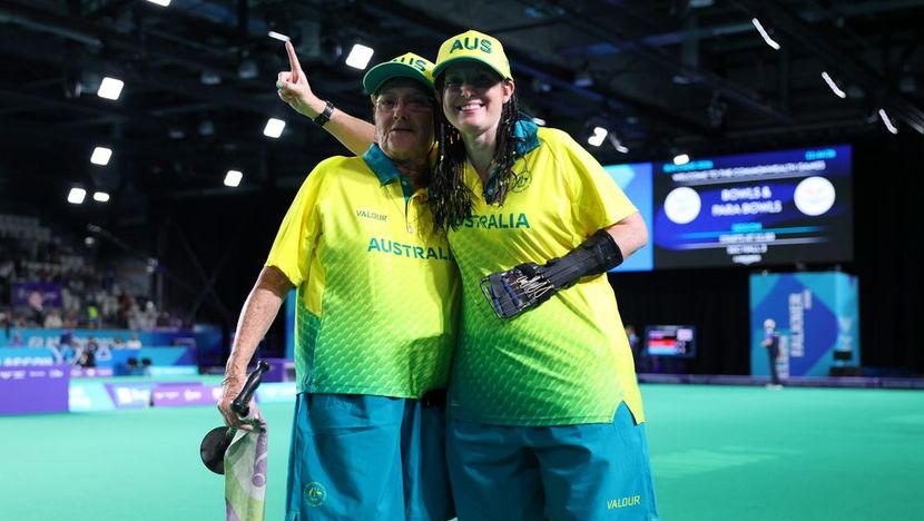 Gold Serena Bonnell Louise Hoskins Bowls Australia
