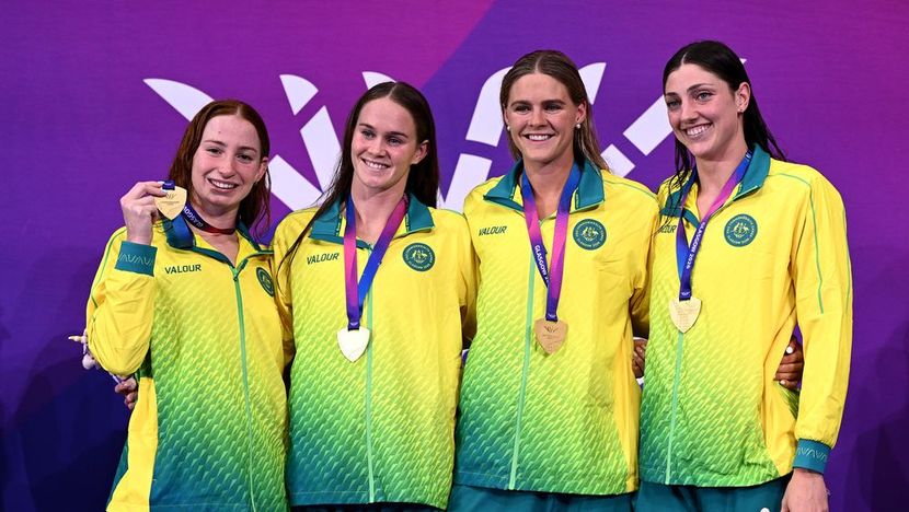 G2026: Australia take gold in the Women's 4 x 100m Freestyle Relay Final